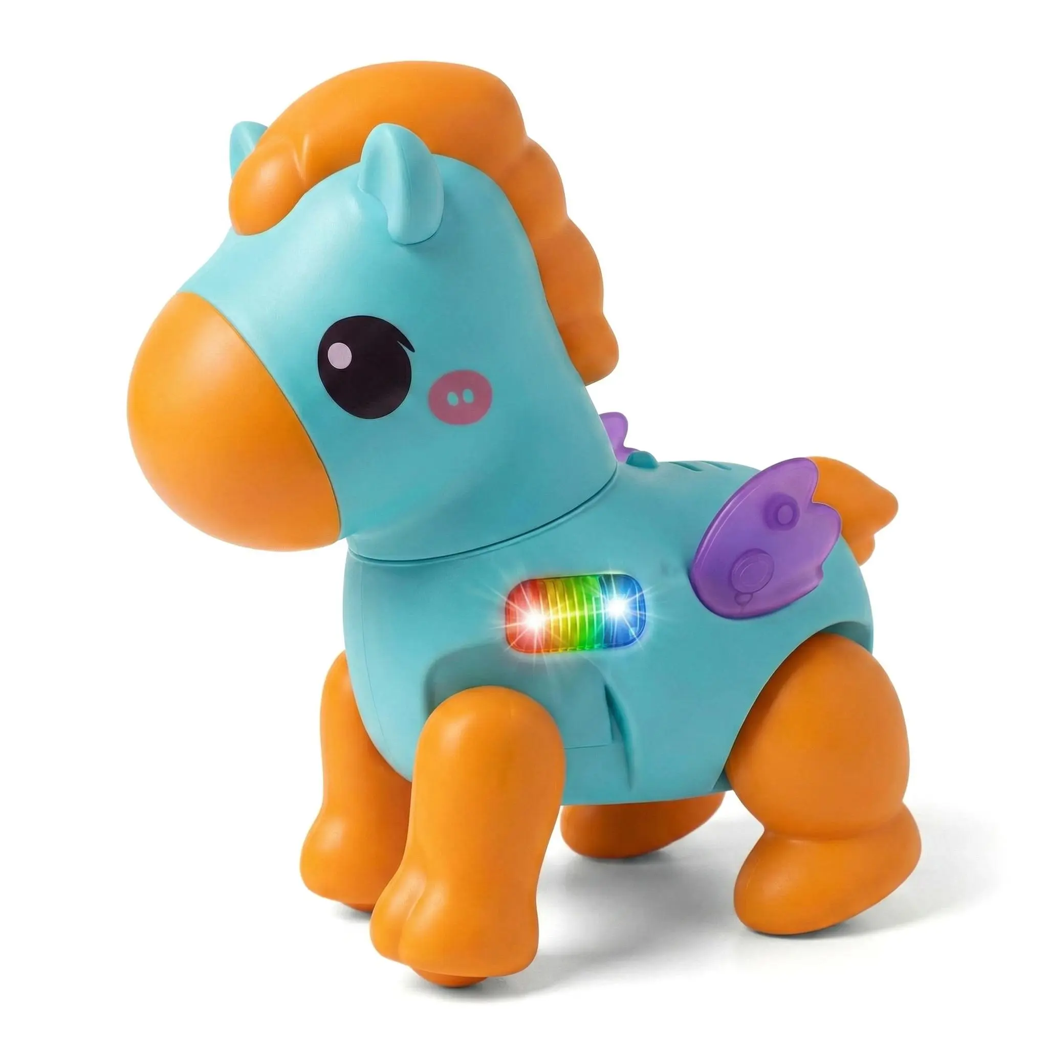 Qianbian Toy Factory Electric Walking Animal Pet Toy - Cartoon Design, Music & Sound, Interactive Unisex Toddler Gift for Kids Age 1-5, 3-4 Years