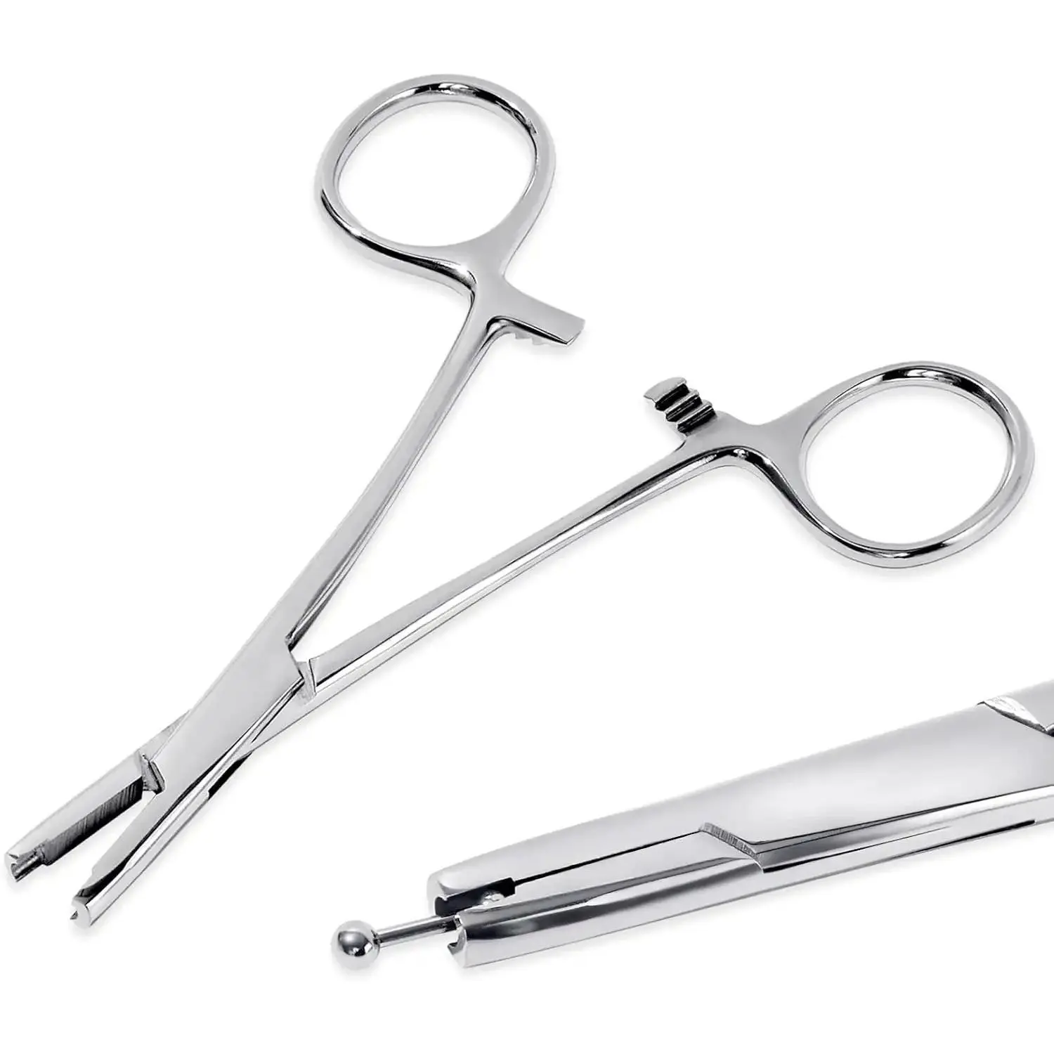 Piercing Ball 3mm 4mm 5mm Piercing Ball Screw Removal Tool Reusable Bead Clamping Assistant Tool for Changing Jewelry