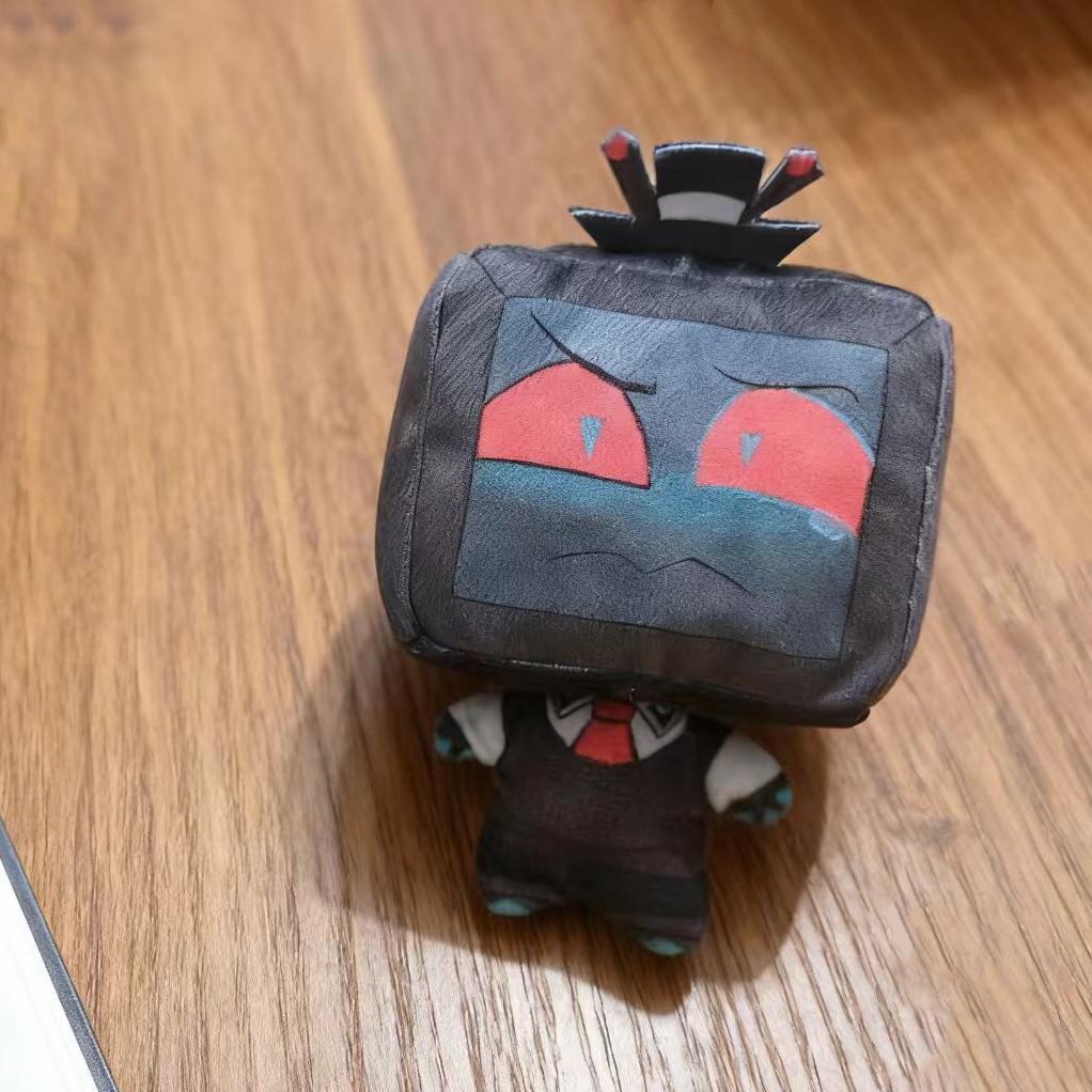 New Anime Hazbins Hotels Plush Doll Cartoon Movie Peripheral Niffty Plushie Soft Stuffed Doll Toy Gift For Kids