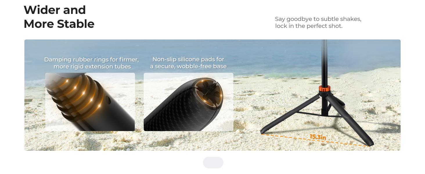 K&F CONCEPT Selfie Stick Tripod, 69" Extendable Light Stand with 1/4" Screw and Remote, Camera Phone Stand Mini Tripod Compatible with DJI OSMO 360 Pocket 3, iPhone 17, Action Camera, Projectors.