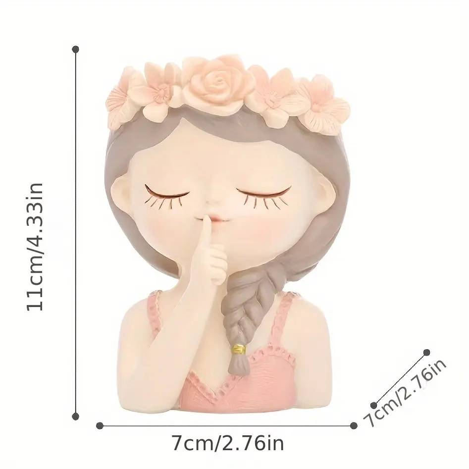 New Cross-Border Succulent Fairy Flower Pot, Unique Home Garden Decor, Cute Vase Planter Ornament, Personalized Indoor Outdoor Decoration