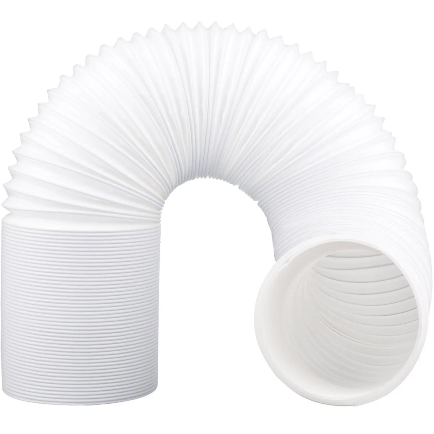 Portable Air Conditioner Exhaust Hose for Car, RV & Camper, 5.9 Inch (150 mm) Replacement Vent Hose with Steel Wire Reinforcement, Clockwise or Counter-Clockwise, 1.5m/2m