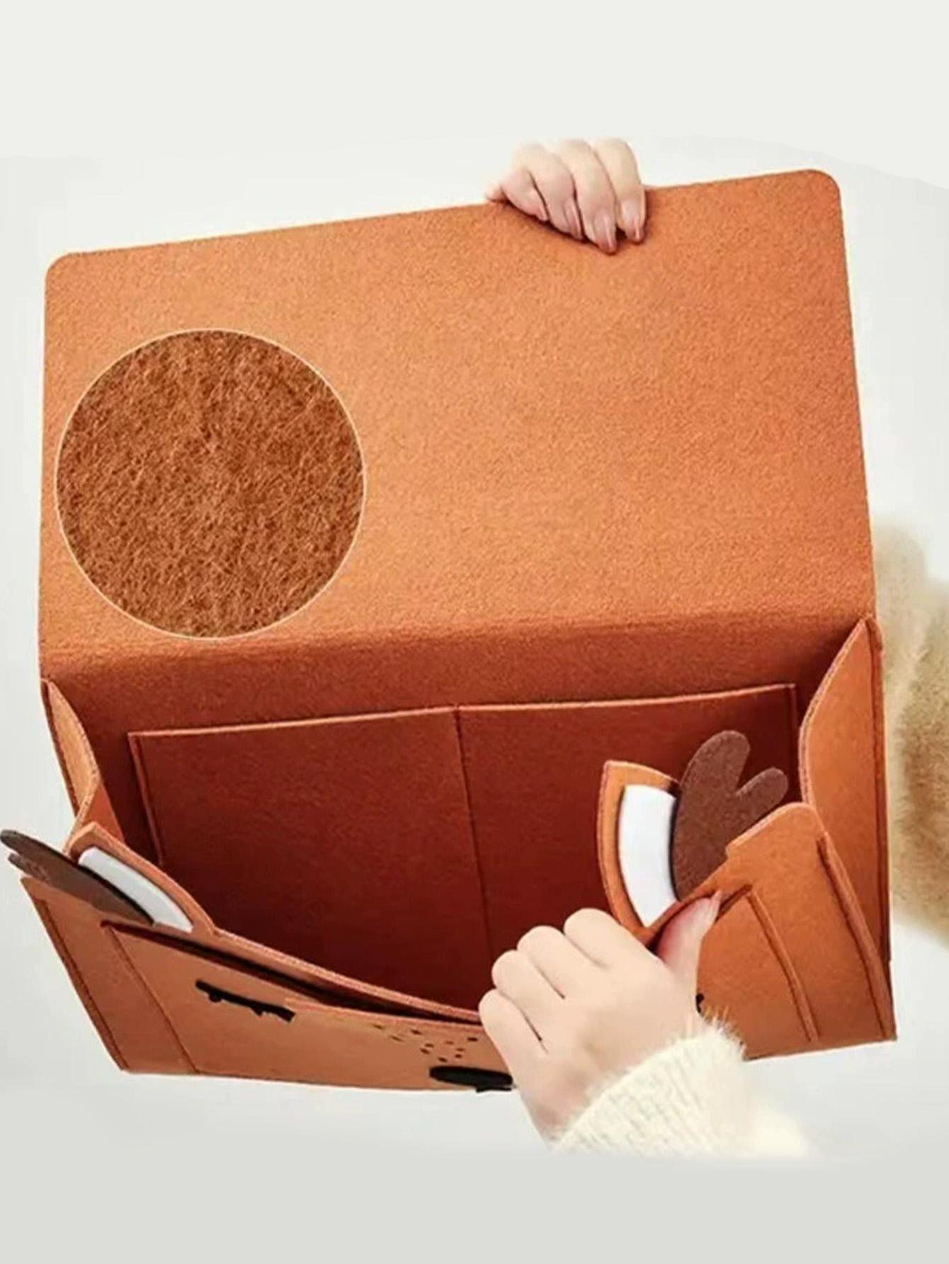 Felt Bedside Storage Organizer Dormitory Bedside Storage Hanging Mobile Phone Storage Bag Magazine Rack Pocket Hanging Storage