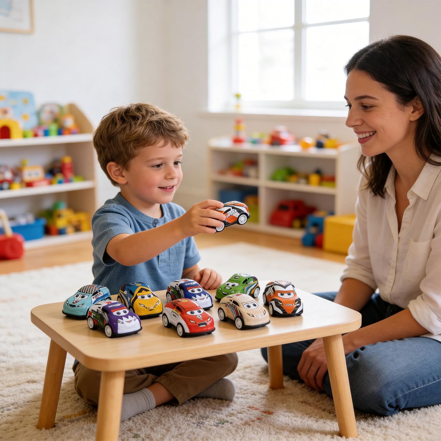 28-Pack Pull Back Cars Toy Set – Mini Race Vehicles for Kids Toddlers. Perfect Easter Gifts, Classroom Party Favors, Treasure Box Prizes & Goodie Bag Stuffers for Boys & Girls. Bulk Fun!