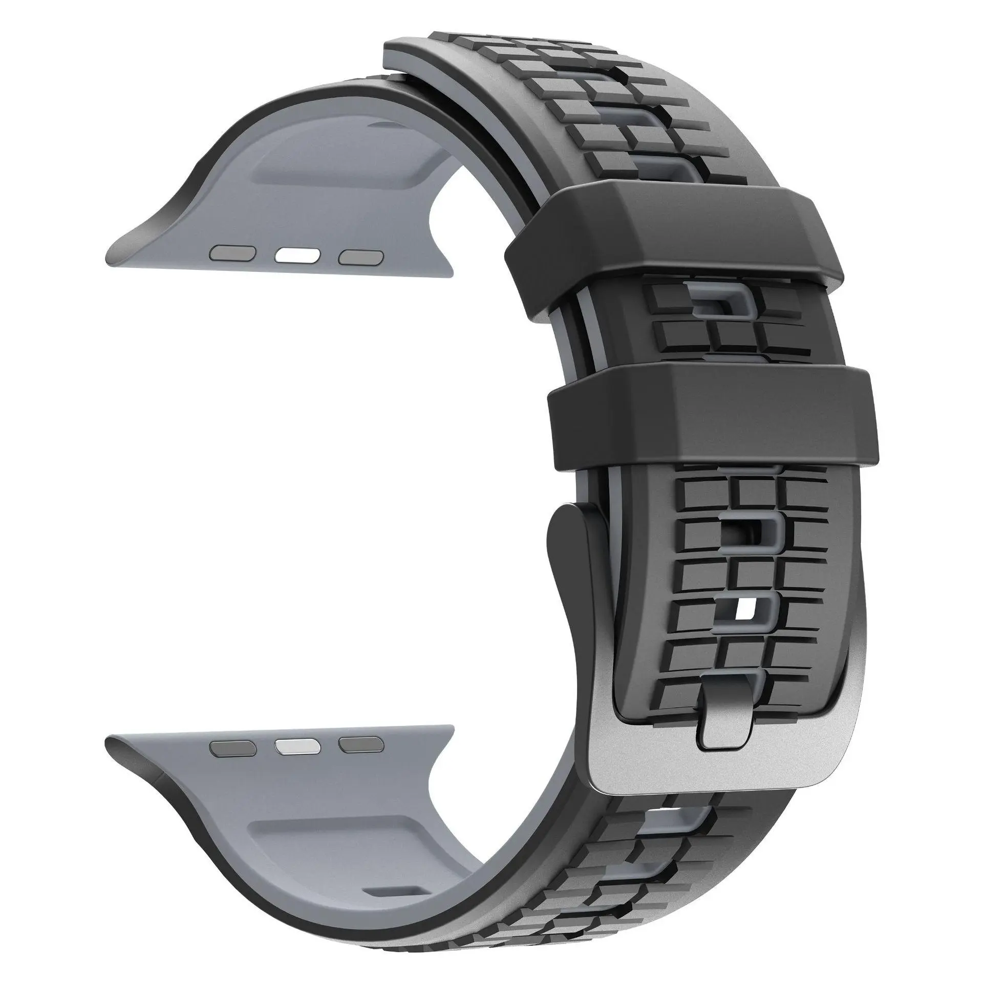 Apple Grenade Pattern - Black Grey
