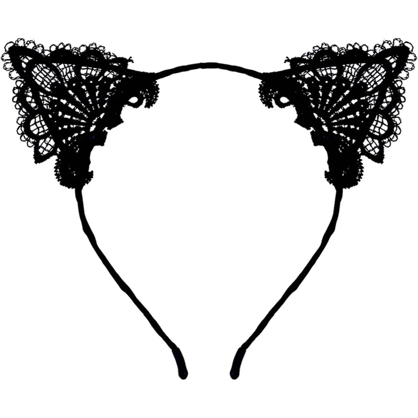 Lace  Ear Headband Halloween Costume Hairband Party Hoop Fancy Dress Headwear Festival  Hair Accessory