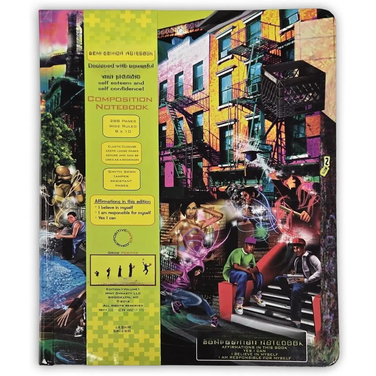 ®  Composition Notebook Journal | Promote  Thinking, Self-Esteem and Self-Confidence |  Affirmations | Hard Cover Notebook | Size: 8" X 10", A4, 192 Pages, Custom Designed Notebook