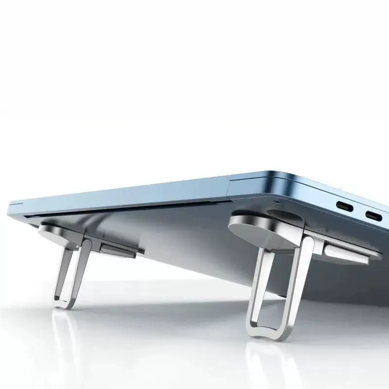 2-Pack Portable Plastic Keyboard Stand, Adjustable Angle, Self-Adhesive Foldable Feet, Desktop Mini Laptop Keyboard Holder