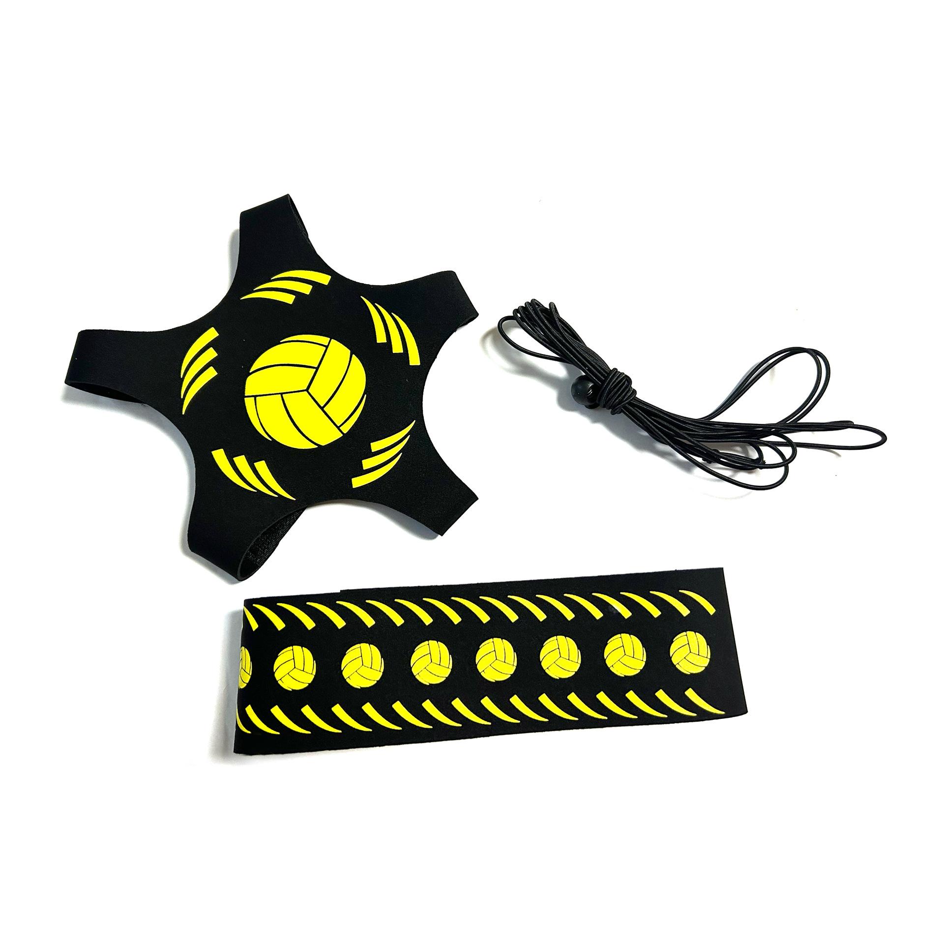 Volleyball mat ball trainer, volleyball mat ball training equipment, ball control practice, rebound practice belt, bouncy ball belt