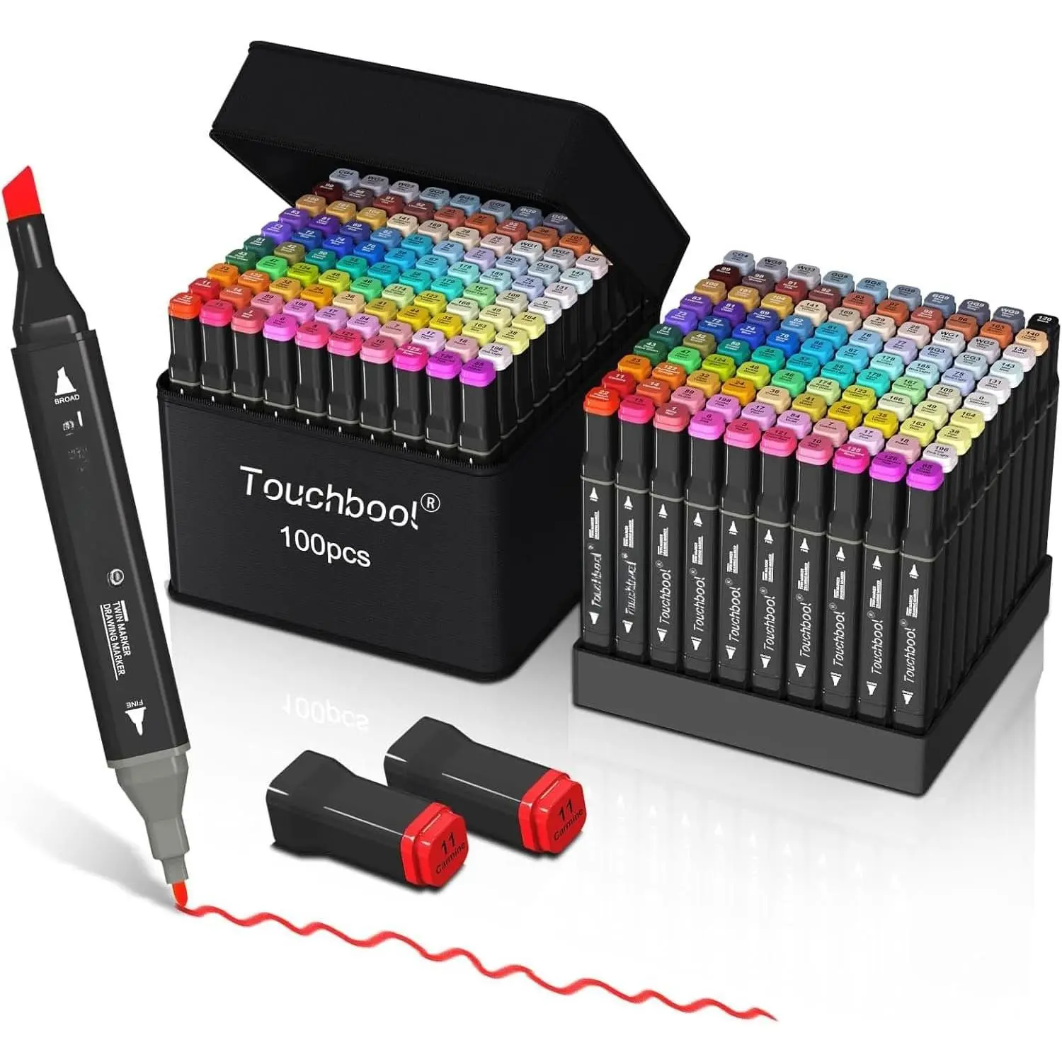 100 Color  Markers, Tip Art Marker Pen, Classic Series  Felt Permanent Markers, Animation Art Sketch Sketching, -based Markers | -based permanent felt markers for animation art, sketching and sketch work
