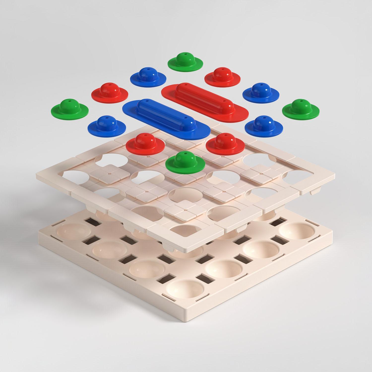 Yipetor Modular Puzzle Feeder Slow Feeder Dog Licking Mat with Built-in Treat Ball, No-Spill Suction Bowl for Yogurt Bone Broth & Wet Food, Interactive Anti-Slip Pet Feeding Enrichment Toy