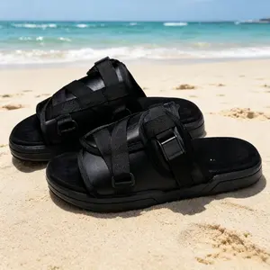 Trendy Cross Strap Slides For Men Summer Beach Footwear