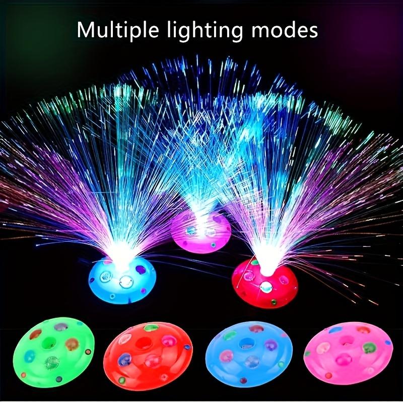 2pcs LED Fiber Optic Lights, Christmas Colorful Holiday Decorative Lights Party Lighting, Halloween Gifts, Can Be Used For Home/Office Decoration Lighting Ornaments