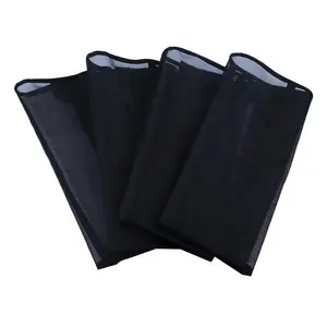 Breathable Mesh Fly & Mosquito Net Equestrian Gear, 4 Counts/set Polyester Fiber Horse Leg Guards, Horse Leg Boots