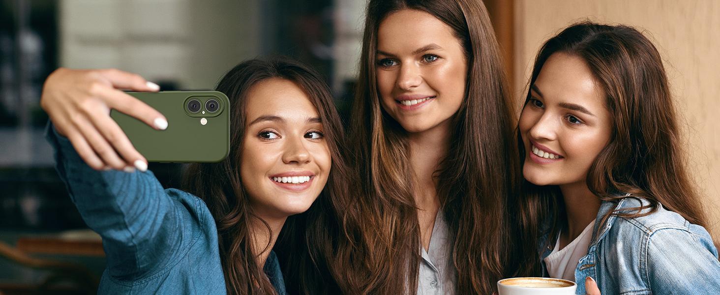 Designed for iPhone 16 Plus Case,Premium Liquid Silicone with [Soft Anti-Scratch Microfiber Lining][Upgraded Camera Protection] Slim Shockproof Phone Case for Men Women Girls,Chalk Pink