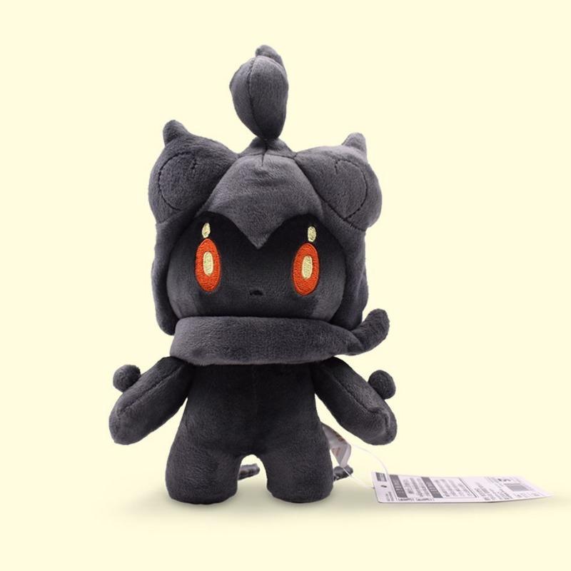 25CM small black heterochrome mashado, night wandering ghost, fighting ghost, beast doll plush doll