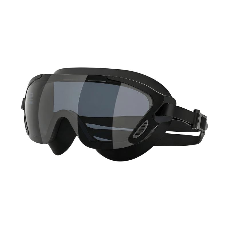 2 Pack Mirrored Large Frame Swimming Goggles Anti-Fog UV Protection Leakproof Swim Eyewear for Men and Women