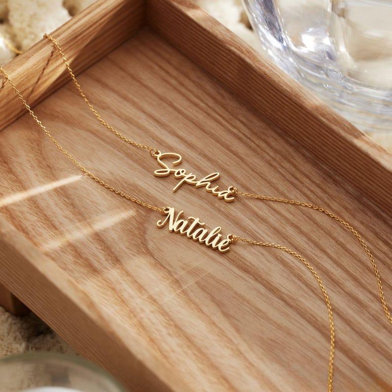 AS826 Personalized Custom Name Pendant Stainless Steel DIY Necklace Gifts for Family, Friends and Lovers