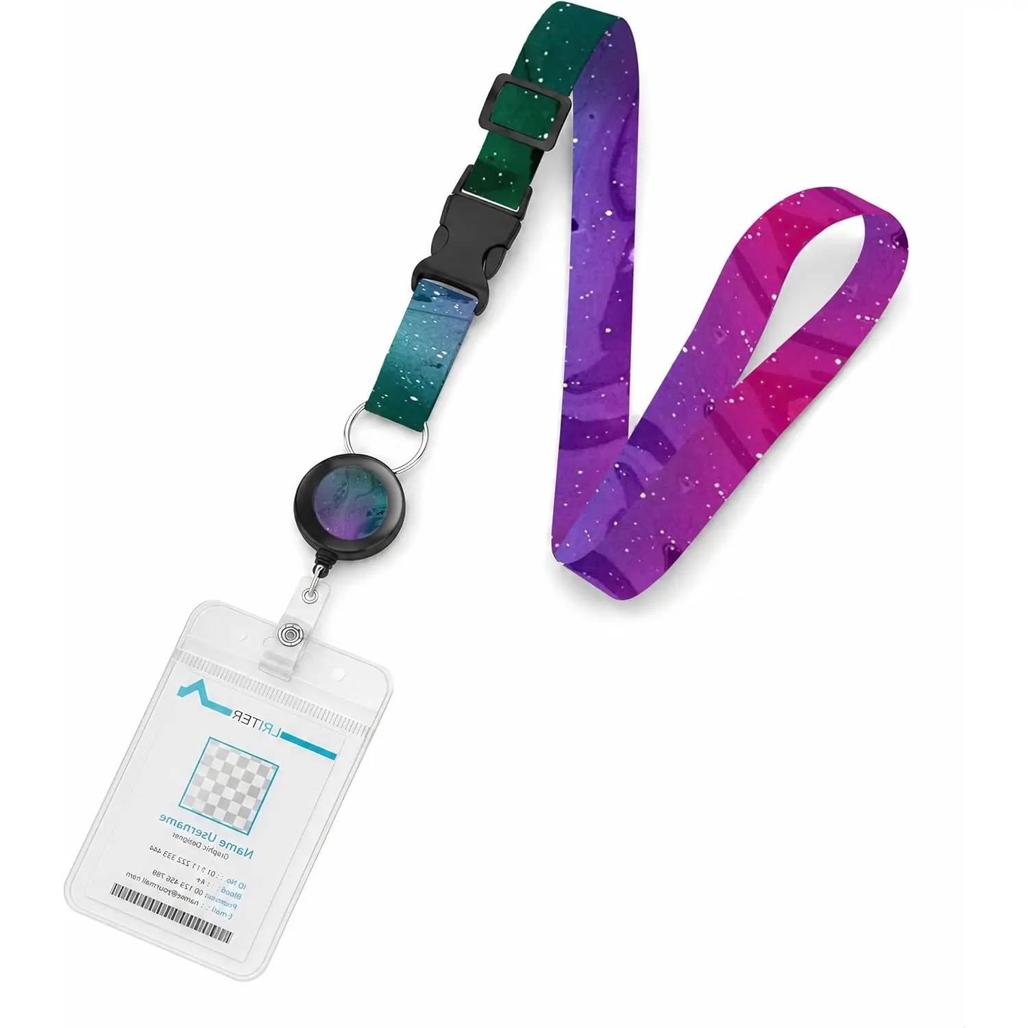 Cruise Ship Lanyard,with Adjustable Badge Lanyard,  | with Detachable Clasp,  ID Badge Holder for  Cruise Ships and Vessels Key Cards