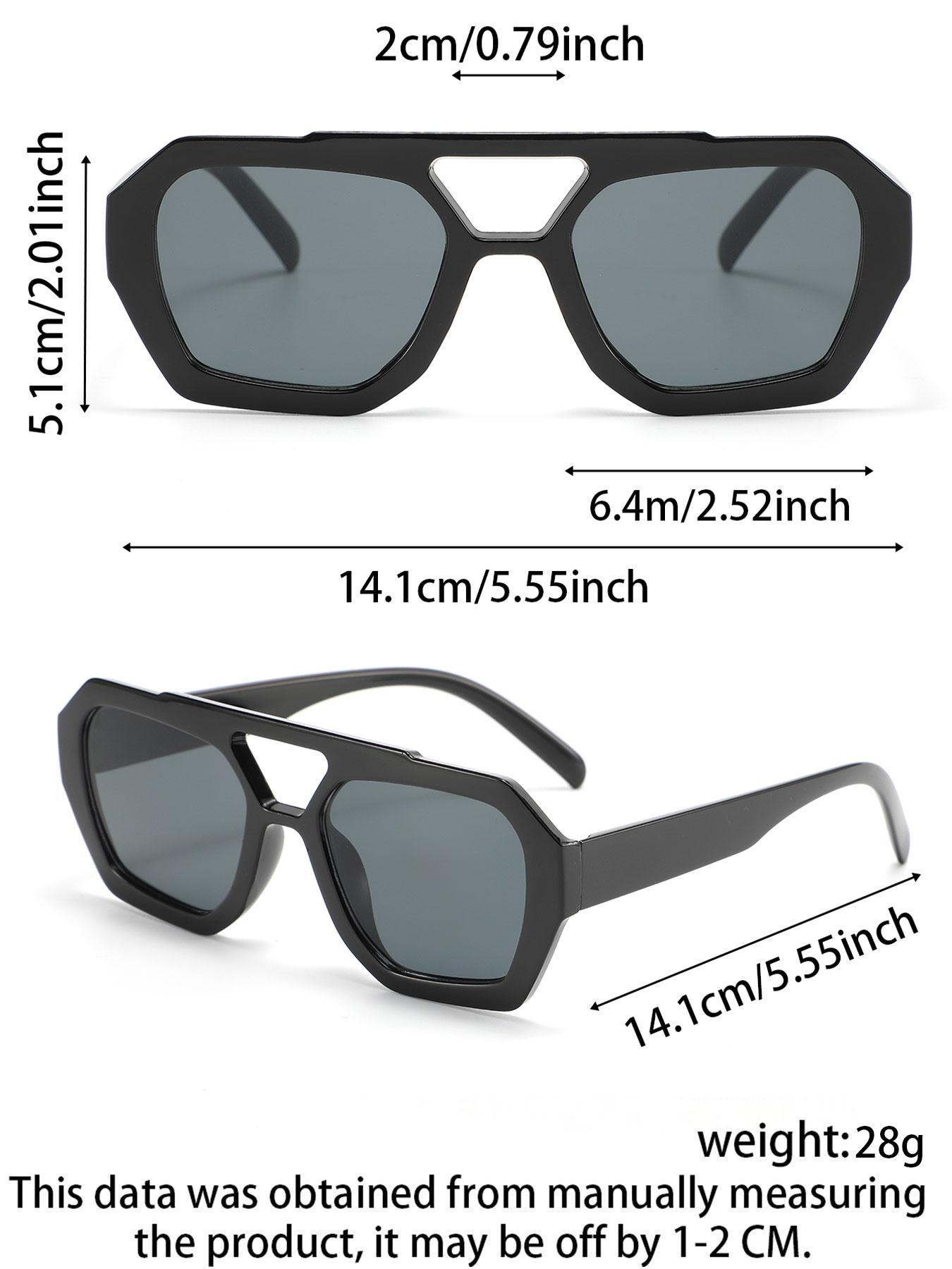 Women's Vintage Trendy Tinted Lens Aviator Sunglasses, Trendy Styling Sunglasses, Retro Casual Sunglasses for Everyday Use, Fashion Accessories for Outdoor Activities