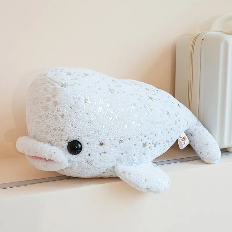 Thick-Mouth Dolphin Plush Toy, Ocean Series Cute Realistic Soft Touch Doll, Cozy Bedtime Companion, Home Decor & Birthday Gift