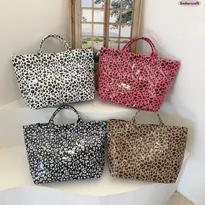 2026 Autumn Leopard Print Handbag for Women, Large Capacity Versatile Tote Bag, Stylish & Practical Shoulder Bag, Perfect for Travel, Work & Daily Use, Purses, Accessories For Women, Tote Bags