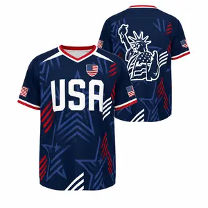 USA 250th Anniversary Baseball Jersey 1776–2026 Patriotic Independence Day Flag Shirt Men Women Stars Stripes Red White Blue Vintage Athletic Tee Sports Jersey American Liberty Celebration Apparel