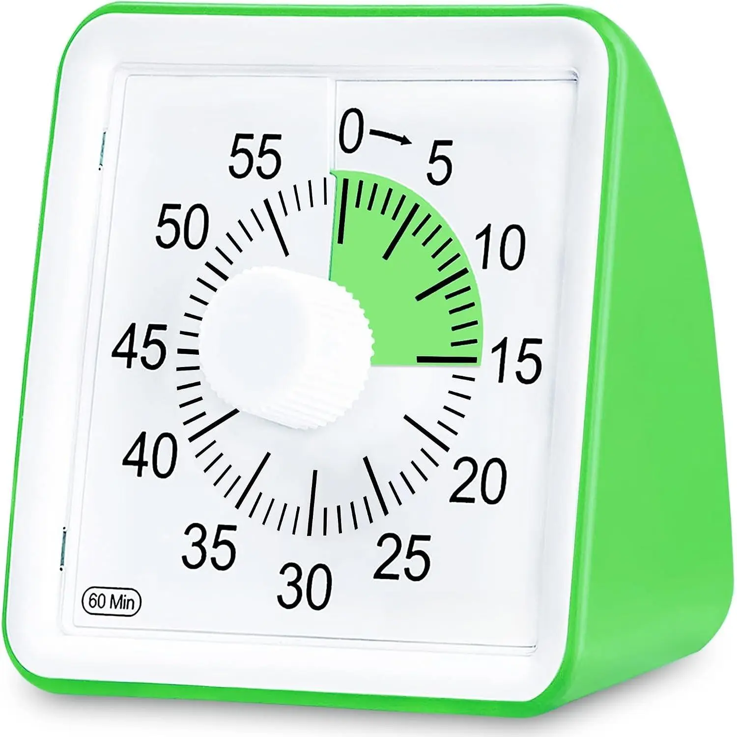 60-Minute Visual Timer for , Time Management Tool Study Classroom Timer,  Edition Silent Countdown Timer for , Teachers and Adults (Green)