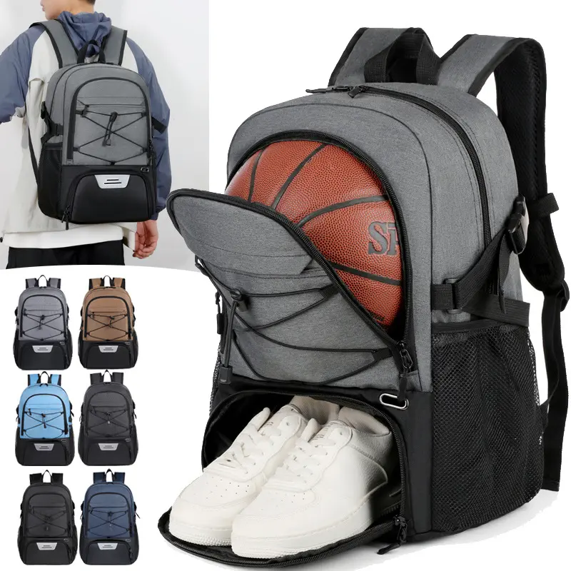 Soccer Bag,Youth Soccer Backpack with Ball and Cleat Compartment,Water resistant lightweight sports equipment bag fits basketball, volleyball, football gear, cleats and youth sports gifts