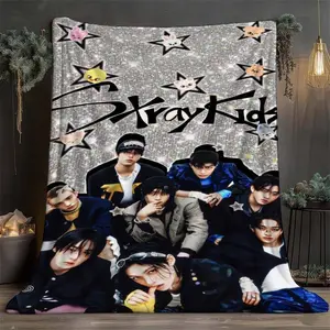 Blanket - Korean drama print bedspread, all-season sofa and bed cover, tear-resistant design, suitable for sofas, beds, camping, and travel - a top choice for Christmas/birthday gifts.