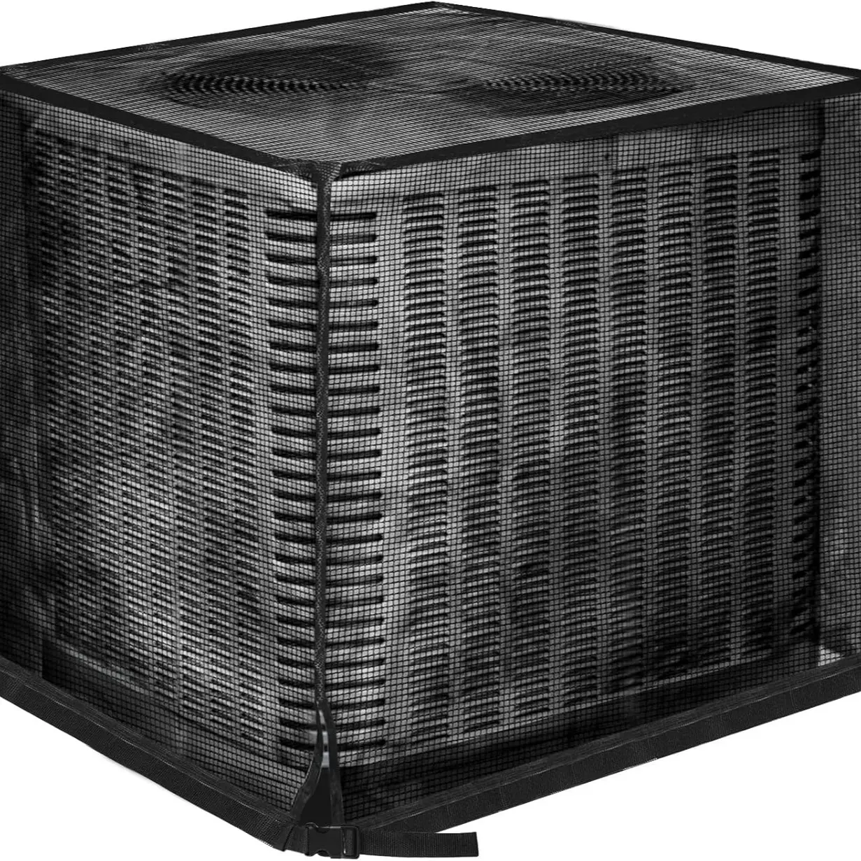 Outdoor Air Conditioner Cover, Mesh Air Conditioner Covers for Outside Units, All Seasons AC Unit Cover Protect from Clogging, Air Conditioning Cover - Cottonwood, Leaves, Weeds