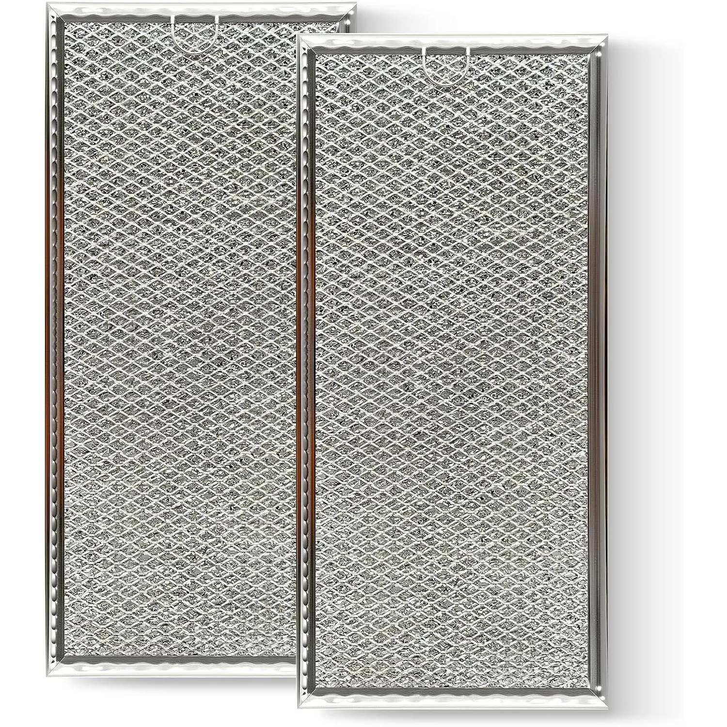 2026 Upgraded W10208631A Microwave Grease Filter Compatible with Whirlpool GE Microwaves 13x 6 Filter - Aluminum Mesh Screen Grease Filters (2)