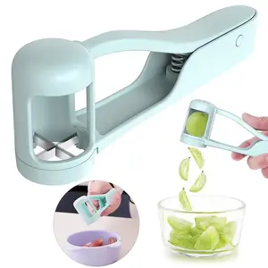 Grape Cherry Tomato Small Fruit Slice Division Convenient Strawberry Fruit Slicer Manual Fruit Shaping All-In-One Four-Lobe Divider