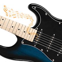 GLARRY Full Size Electric Guitar for Music Lover Beginner with 20W Amp and Accessories Pack Guitar Bag