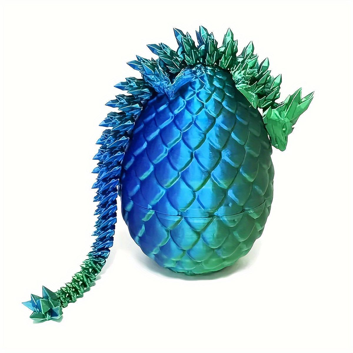 3D Dragon Egg, Halloween, Christmas, New Year, Easter Gifts for Family and Friends, Holiday Party Gifts, Room Decor, Living Room Decoration, Desktop Decor, Fun Gifts, Home Decor Statue, Collectible Figurine