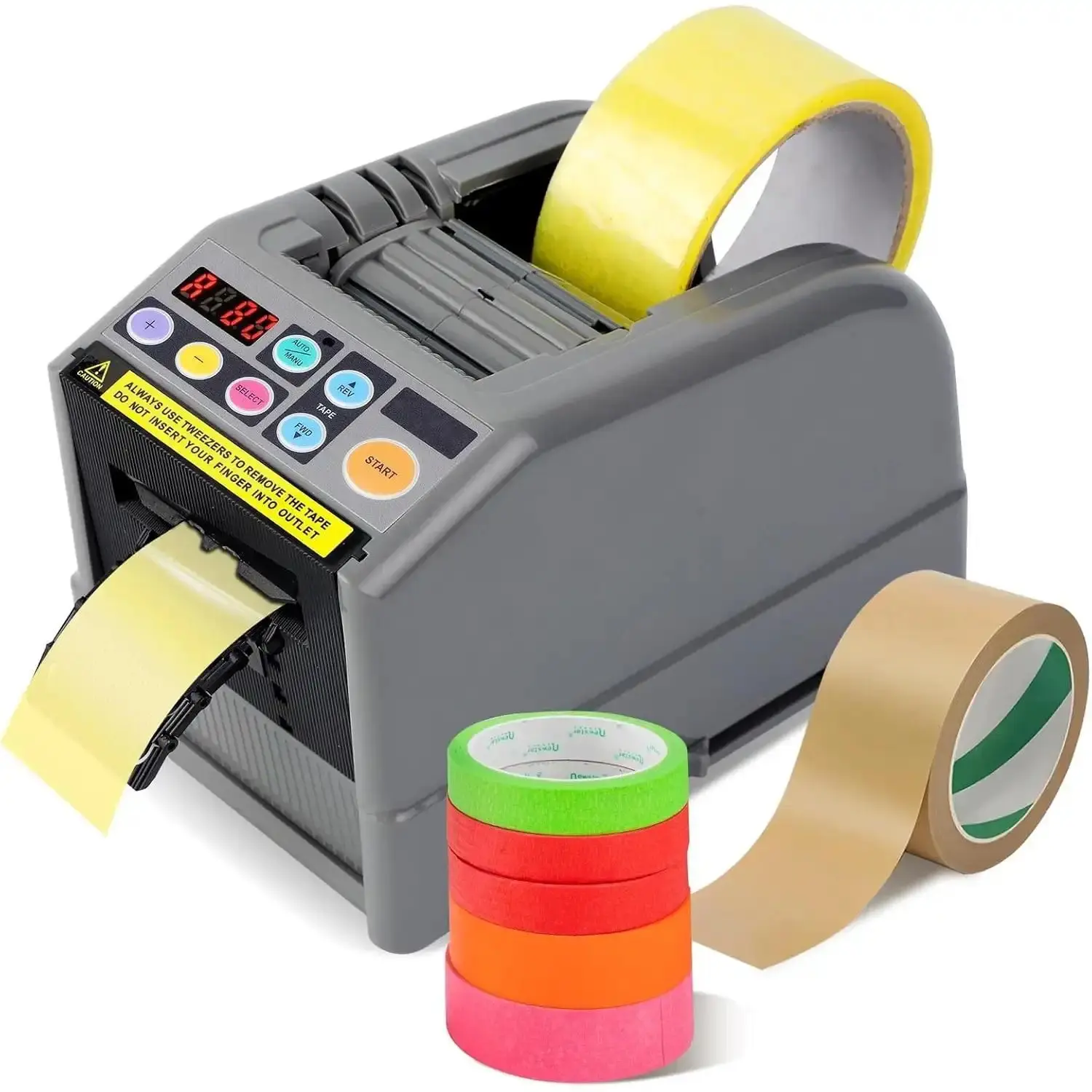Advanced 39.9-Inch Automatic Ribbon Tape Dispenser Machine, Ideal for Shipping, Gift Wrapping, Home & Business Use (Home Supplies Organizer Accessory)