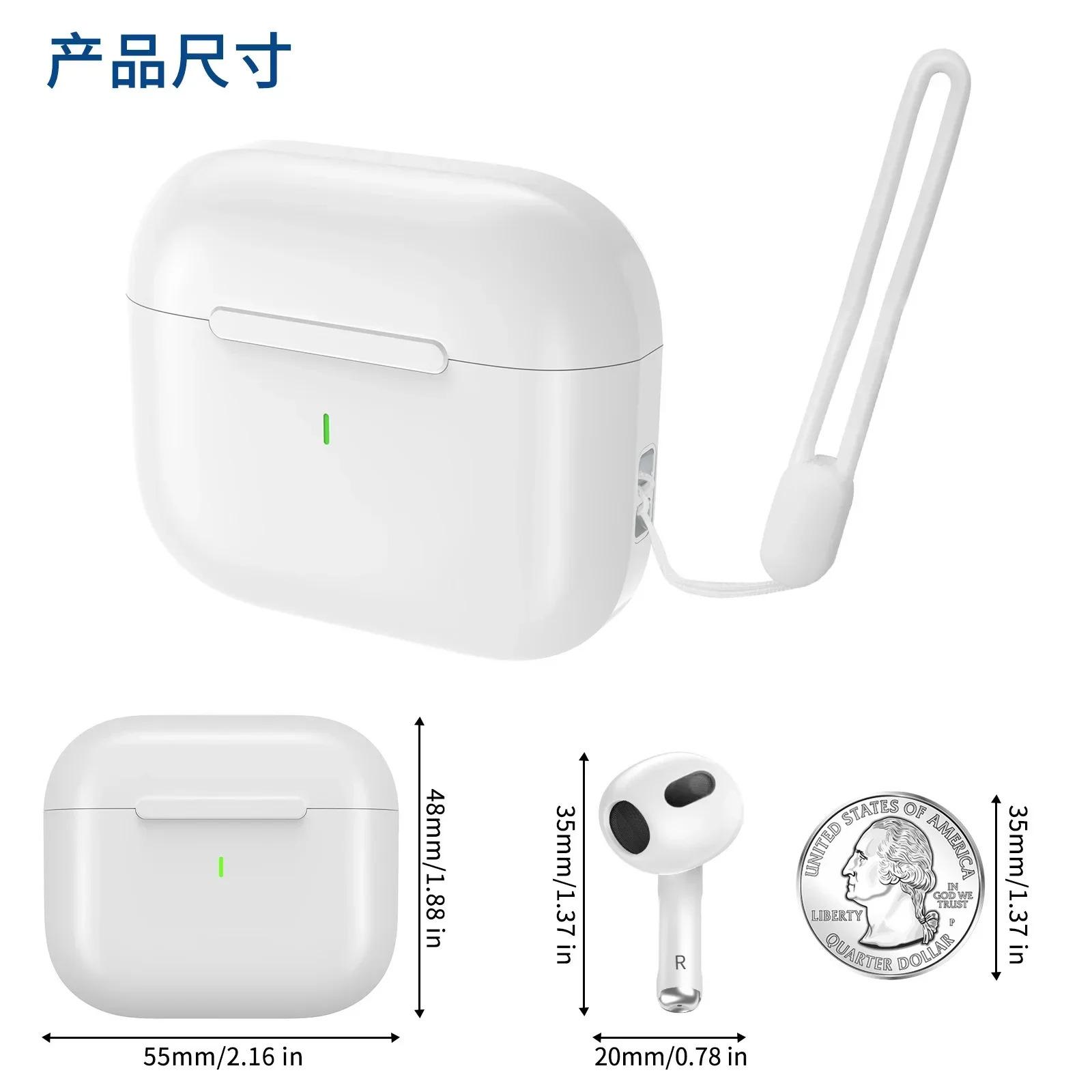 2026 A6 Pro TWS Bluetooth 5.3 Earbuds Half In-Ear Wireless Earphones with Noise Reduction