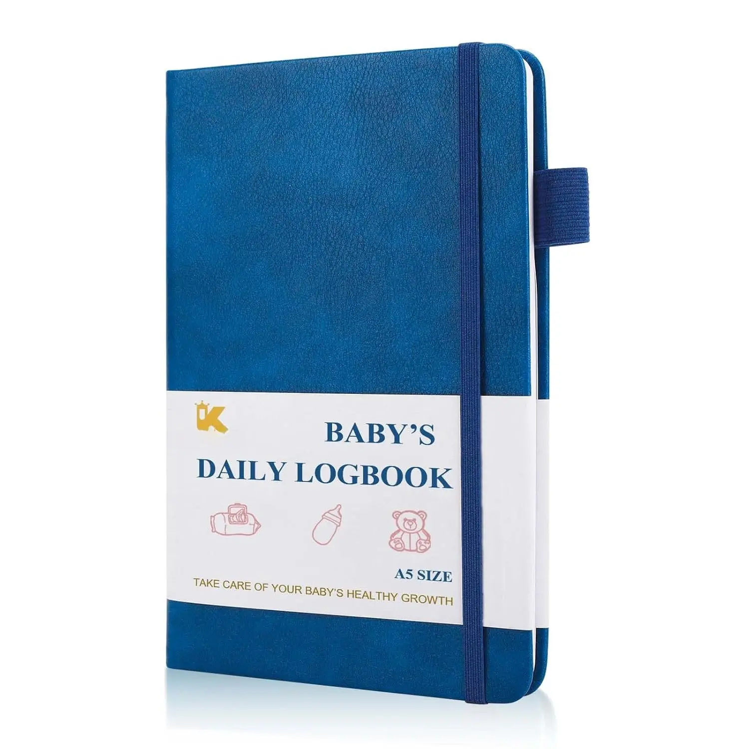 's Daily Care Planner - A5   Log Book for  Daily Routine, 152 Easy-to-Use Pages to  , Sleep, Feeding, Diapers, Pumping, and  - Marine Blue