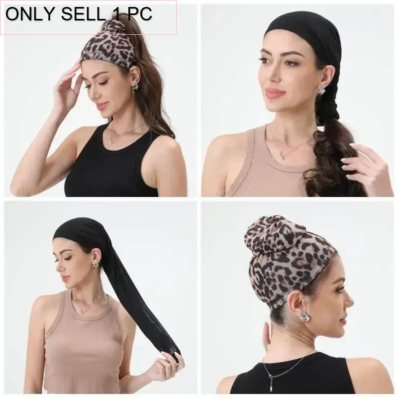 Adjustable Fit Mesh Crochet Wig Cap, Long Tube Design Dreadlock Sleeve Net Cap, Breathable Material & Comfortable, Ideal for Daily Wig Wear, Hair Accessories