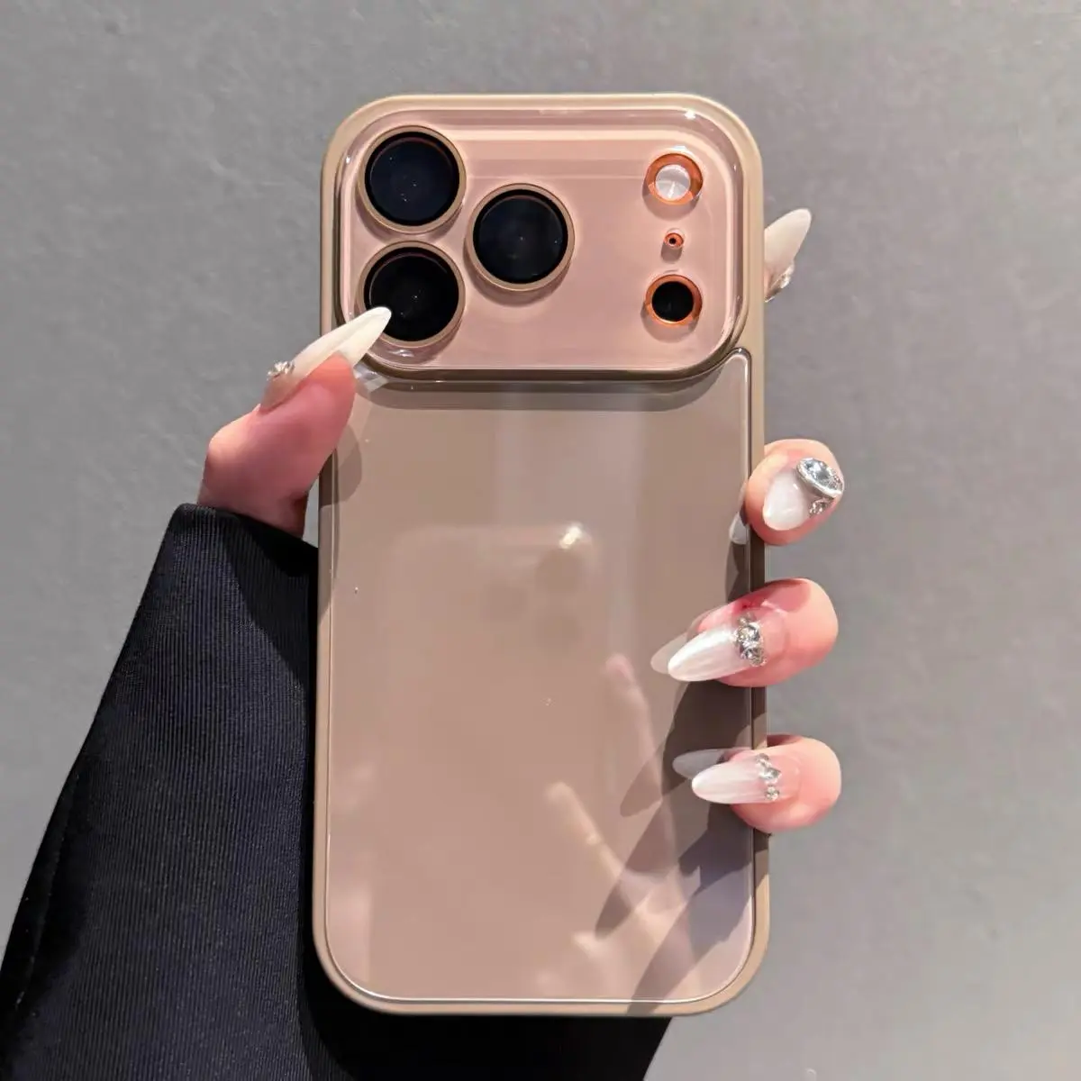 Fresh Candy Color Series – Skin-Feel Crystal Clear Case for iPhone 17/16/15/14/13 Air/Pro/Pro Max, 16/15/14 Plus – Soft TPU Bumper + Hard PC Back – Full Lens Coverage – Cute Minimalist Pink & White