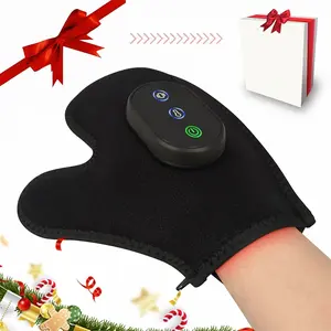 Portable healthy hand hot compress massager, electric finger joint household vibrating hand massager, suitable for holiday gift giving