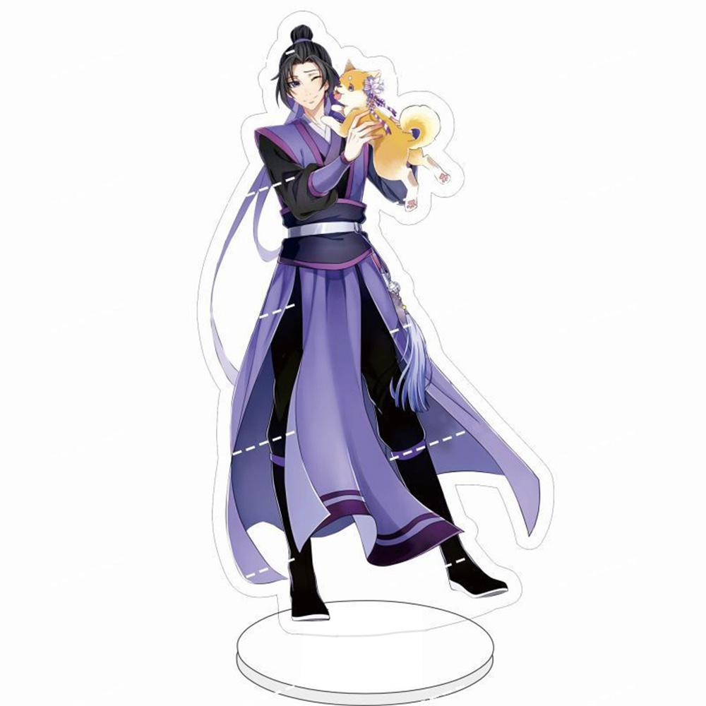 15CM Hot Anime Acrylic Stand Model MO DAO ZU SHI Cartoon Figures Wei Wu Xian And Lan Wang Ji Su She Collection Gifts