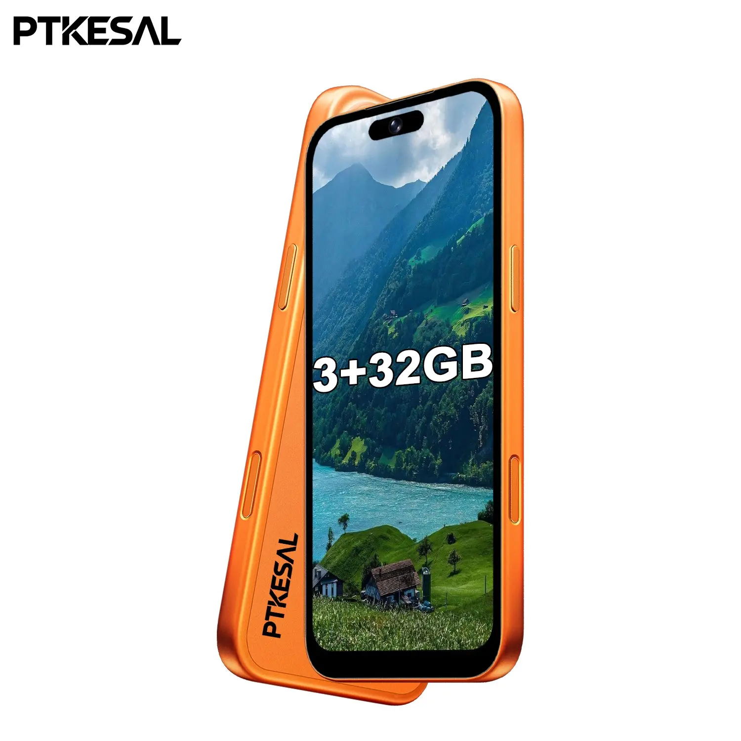 PTKESA-Fingerprint Unlock with Zoom Function Smartphone 3GB+32GB Memory Android 12 System 6.75-inch Dual SIM Dual Standby 8-Core Processor 5+13MP Battery 4100mAh Facial Recognition