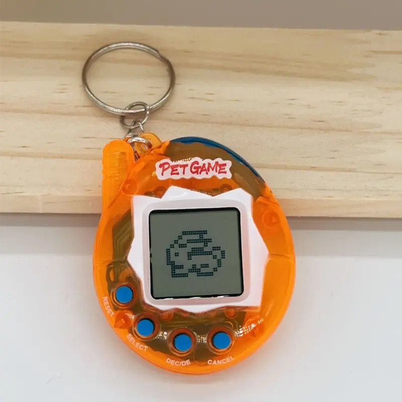 Collector's Edition Aqua Blue Plastic Interactive 3D Virtual Pet Toy - Festive Party Supplies Item, Holiday Gift for Gamers
