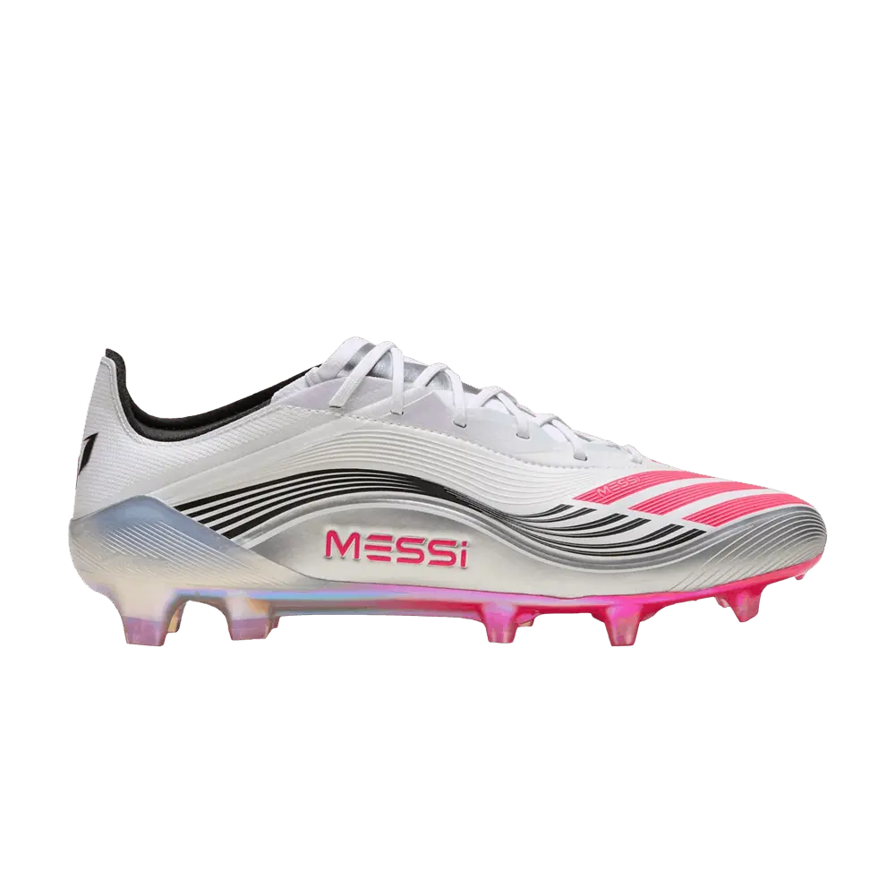 adidas Messi Adizero F50 Elite FG 'Prestig10 Pack' (Unisex) Cloud White/Lucid Red/Silver Metallic football boots JP5593