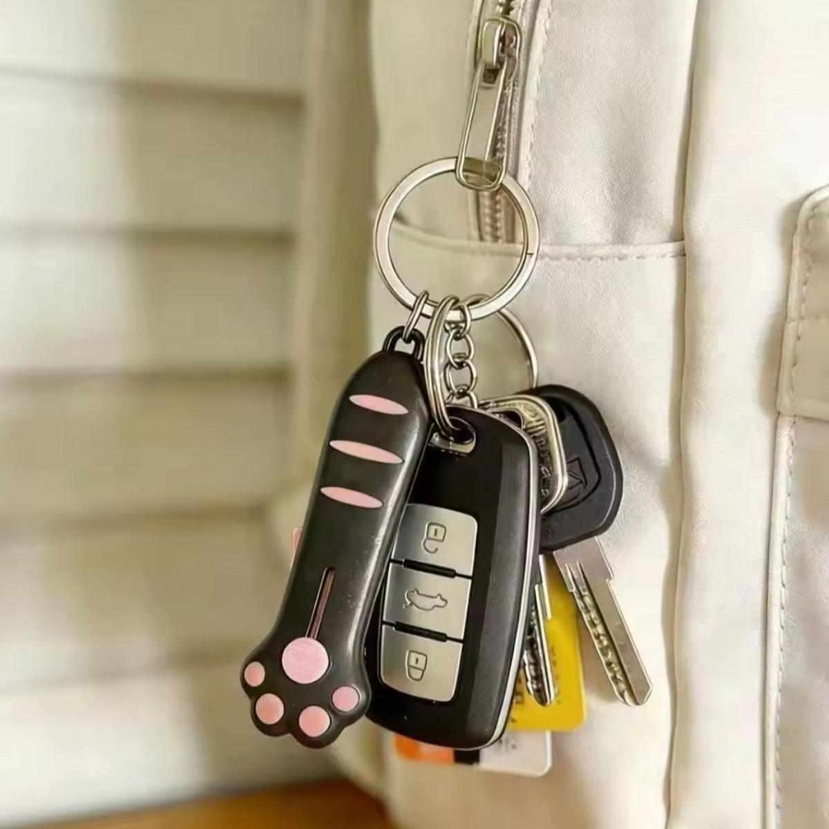 Cat Paw Box Cutter Retractable Utility Knife Cute Aesthetic Office School Supplies Gifts for Women Girls Pink Portable Safety Blade Craft Tool