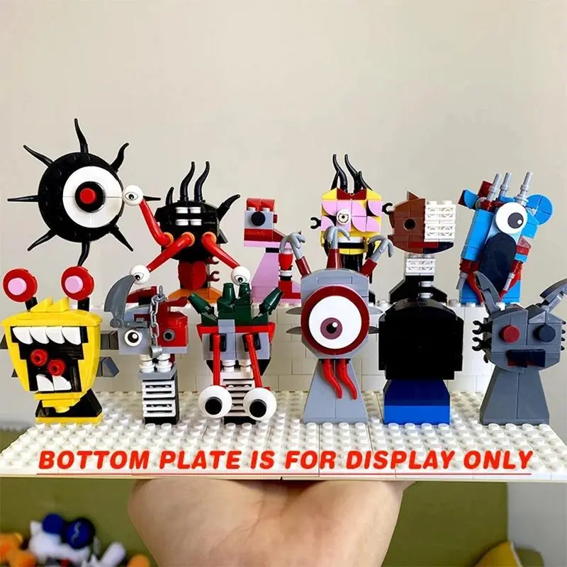 2026 new hot item Parasite Action Figures Building Blocks Horror Dark Sprunkie Toys Oren Wenda Bricks Assmebled Toys for Kid Xmas Easter Gift