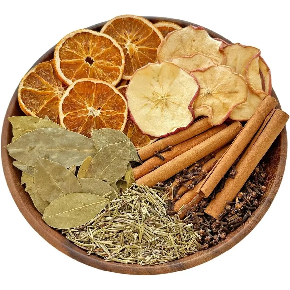 Christmas Simmering Potpourri- Apple, Orange, Clove, Cinnamon, Rosemary & Bay Leaf, Fall Scents Fragrance Stovetop Potpourri, Perfect Christmas Blend House Warming Hostess Gift (Abundance)