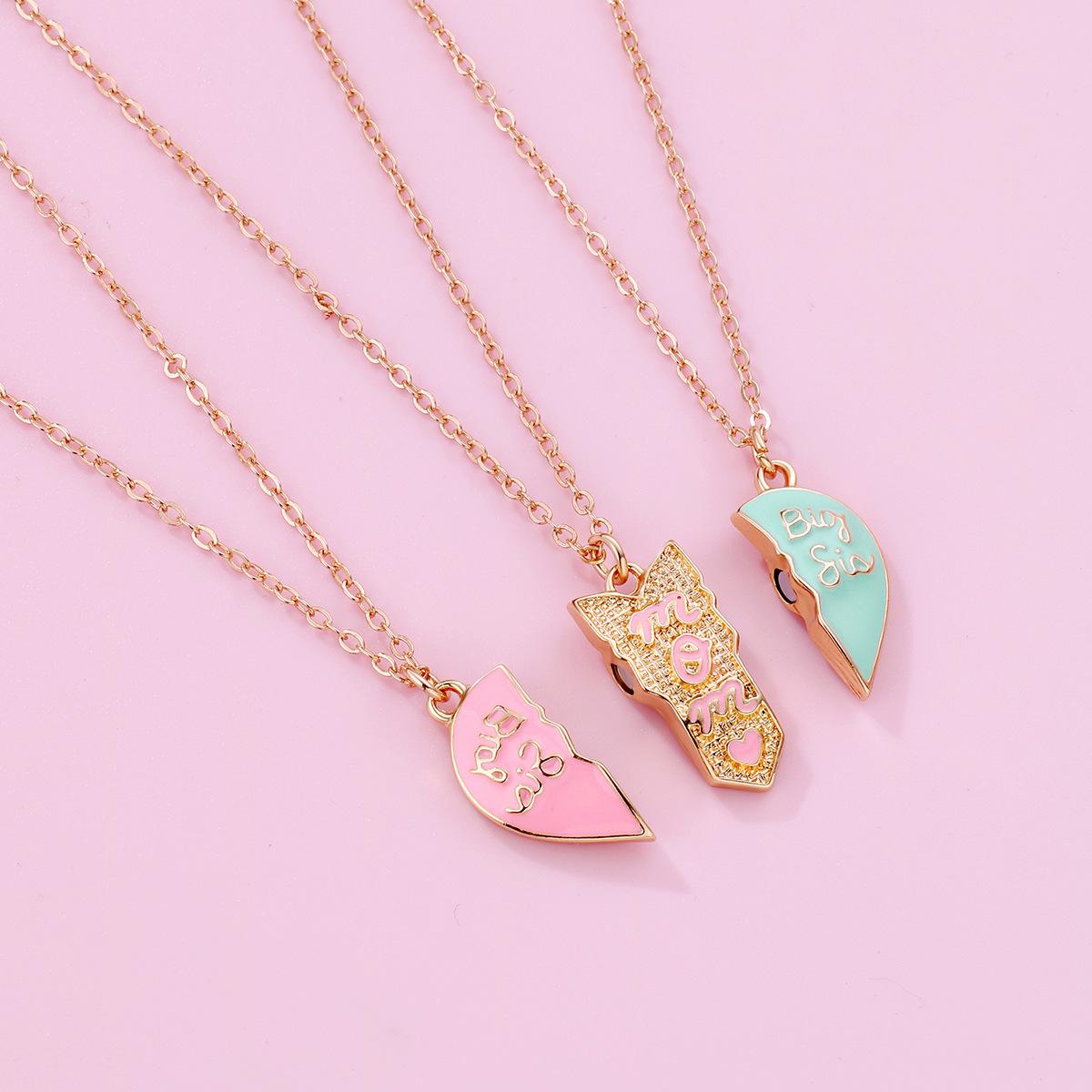 Ciondolo Elefanti Madre Figlia Con Incisione 'I Love You Forever' - Collana Regalo Per Mamma Dalla Figlia