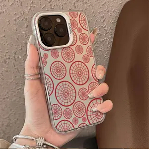 Geometric line print Phone cases for iPhone 17 AIR 17 PRO 16 PRO 15  PRO MAX  14 PLUS 13 PRO 12 11 PRO XS MAX X XR Plus  series(anti-drop hard shell) shockproof mobilephone protective cover Cellphone Protection, Accessories, Smartphone